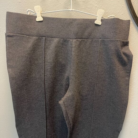 Seven7 Womens Charcoal Gray Pull-On Stretch Tapered Pants XL - Picture 2 of 11